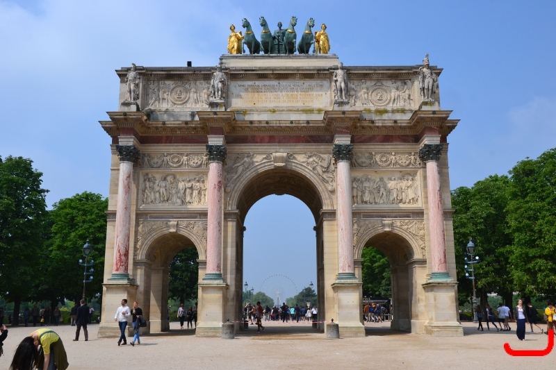Парк Тюирли, Елиссейские поля, Триумфальная арка_2