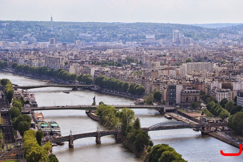 Подъем на Эйфелеву башню, Лебяжий остров и Статуя Свободы_6